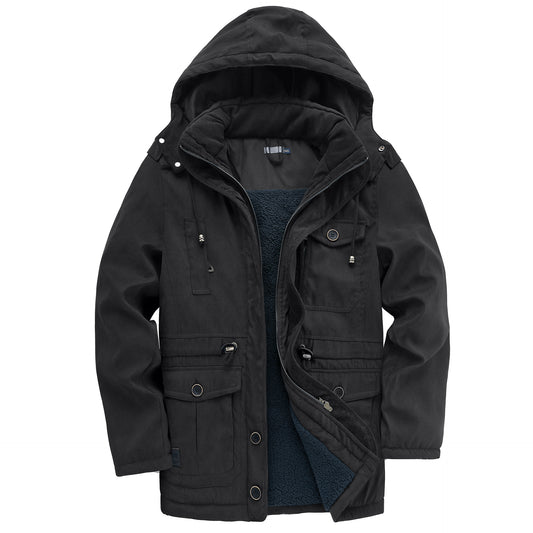 Men's Winter Thick Windproof Inner Fleece Jacket