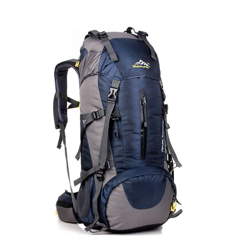 Sac à dos de randonnée étanche 50 L (45 + 5) – Sac à dos de sport en plein air avec housse de pluie