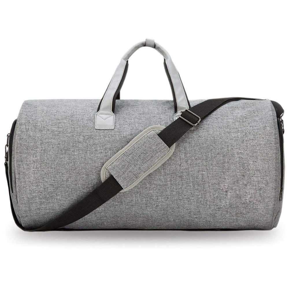 Convertible Garment Bag with Shoulder Strap, Carry on Garment Duffel Bag for Men Women - 2 in 1 Hanging Suitcase Suit Travel Bags