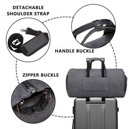 Convertible Garment Bag with Shoulder Strap, Carry on Garment Duffel Bag for Men Women - 2 in 1 Hanging Suitcase Suit Travel Bags
