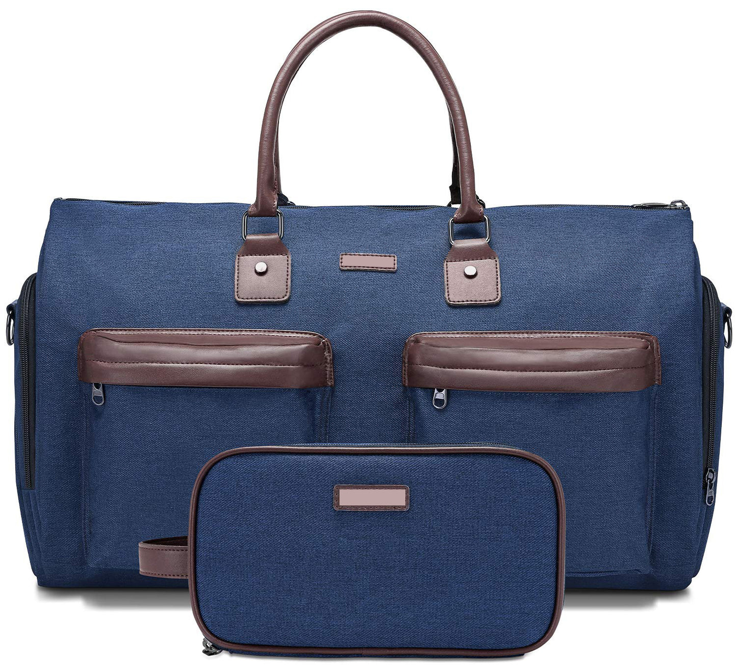Convertible Garment Bag with Shoulder Strap, Carry on Garment Duffel Bag for Men Women - 2 in 1 Hanging Suitcase Suit Travel Bags